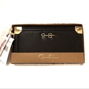 Jessica Simpson black/ Gold Hand Wallet